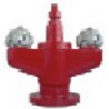 Hidrante bajo rasante de 4” (DN100) con 2 salidas de 70 mm (racores + tapónes Barcelona) sin cerco y tapa.