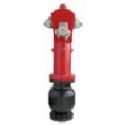 Hidrante de columna seca de 3” (DN80) con 1 salida de 70 mm + 2 salidas de 45 mm. Toma recta a tubería.
